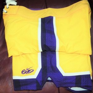 NWT Men Shorts Nike Surfer Swimming Retro Gold purple Size Men 31X12 Retail $60